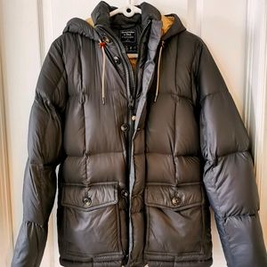 Grey Down Puffer Jacket